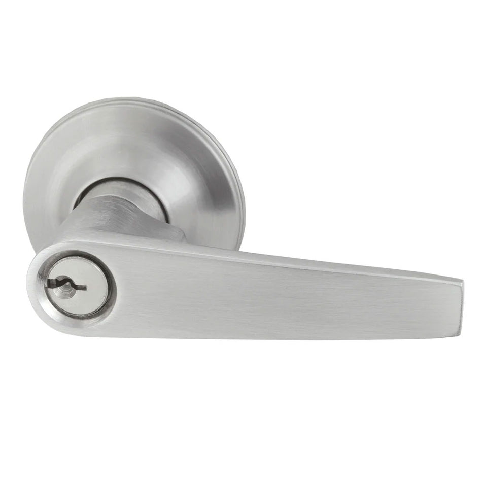 Cerradura A80PD Segurex Jupiter Cromo Mate Entrada Principal