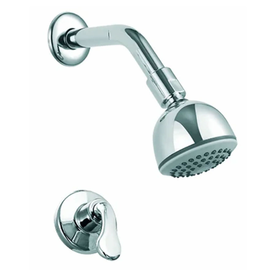 Registro Ducha Monza Antic Cromo + Regadera Stretto