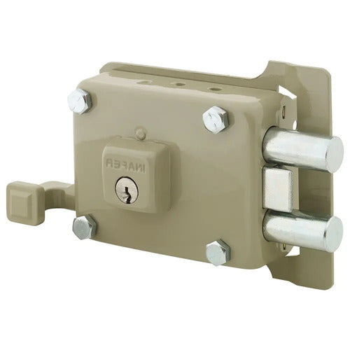 Cerradura de Sobreponer Inafer C999 Derecha Verde