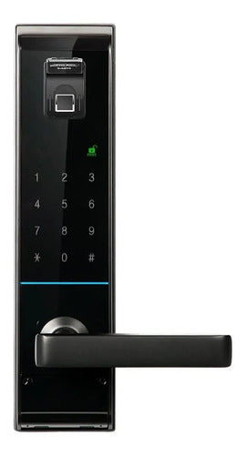 Cerradura Electrónica S-6800 Schlage con Clave, Lector de Huella y de Tarjeta