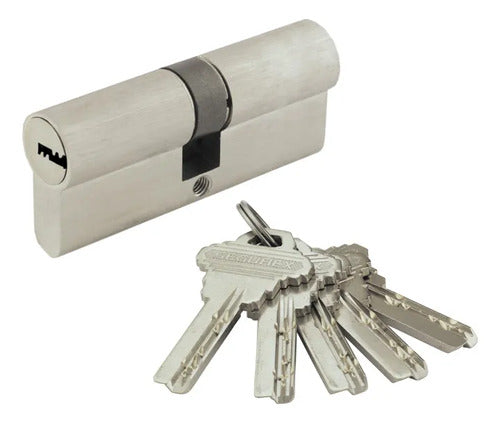 Cerrojo de Incrustar Segurex LE562CD-50 Cilindro Doble + 5 Llaves Multipunto de Alta Seguridad