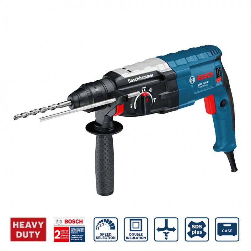 Rotomartillo Sds Plus Bosch Heavy Duty GBH 2-28 D 850w 3,2J