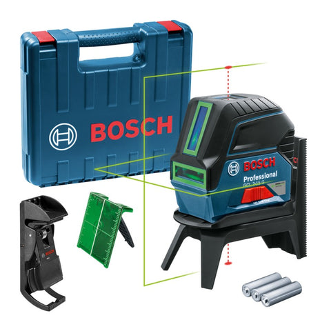 Nivel Laser Bosch GCL 2-15 G + RM1 + Maleta Luz Verde