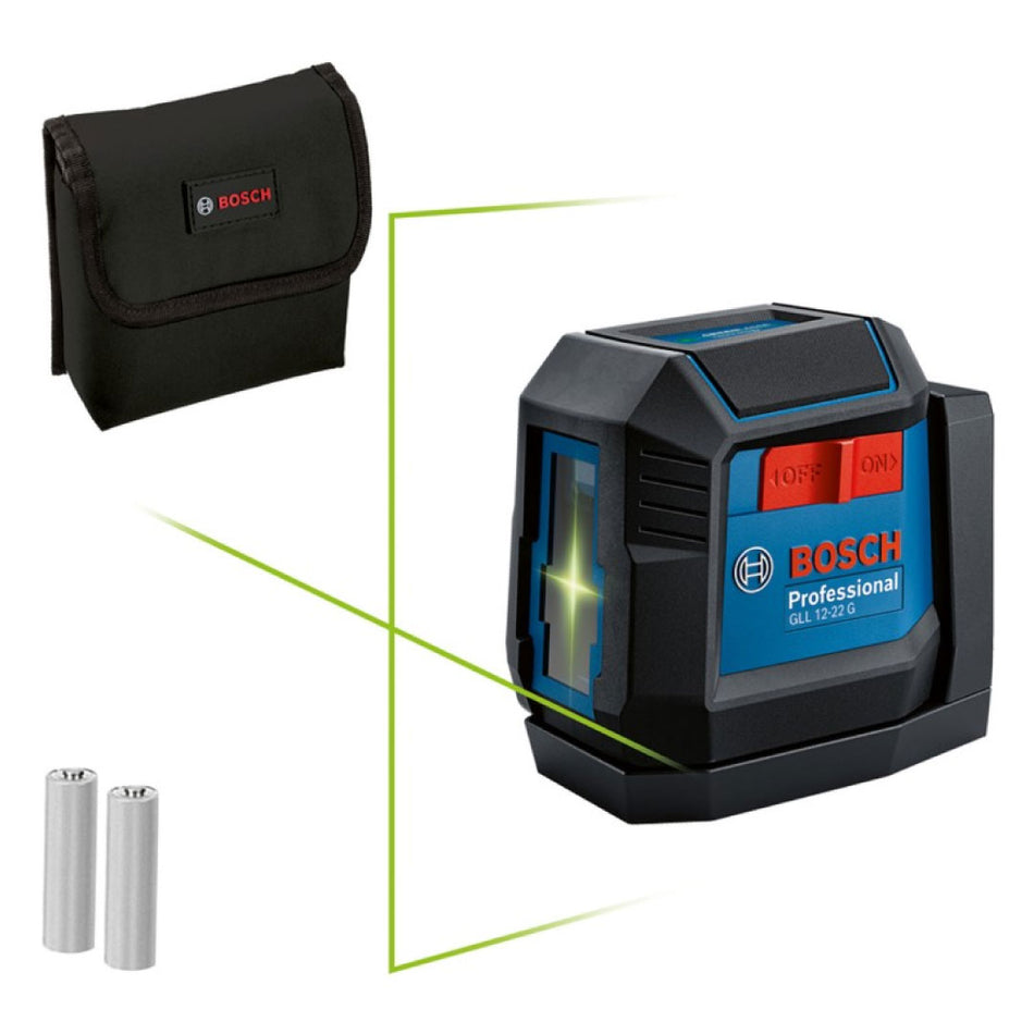 Nivel Láser Bosch GLL 12-22 G Luz Verde
