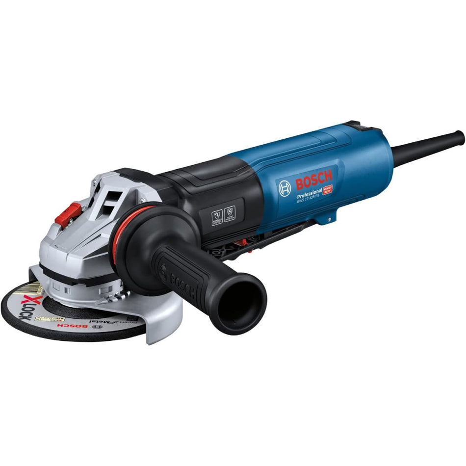 Pulidora 5" Bosch Heavy Duty GWS 17-125 PS 1700w Eje M14