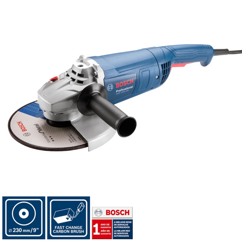 Pulidora 9" Bosch Pro GWS 2200-230 2200w