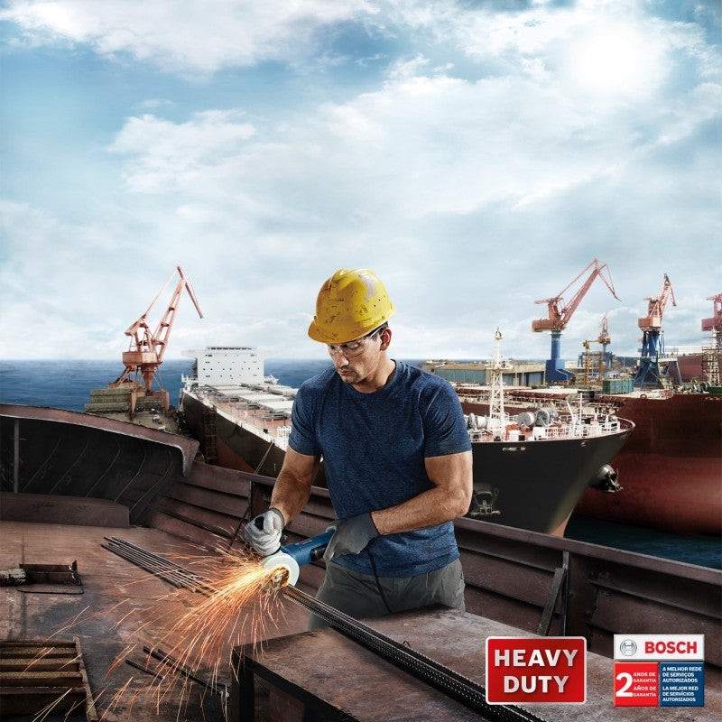 Pulidora 5" Bosch Heavy Duty GWS 9-125 900w Eje 5/8"