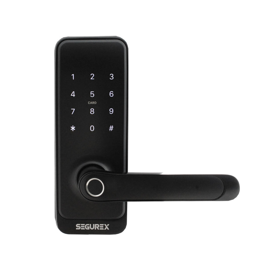 Cerradura Biometrica Inteligente Segurex H15B Negro