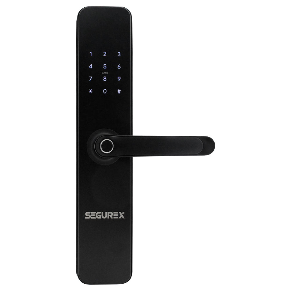 Cerradura Biometrica Inteligente Segurex H7B Negro