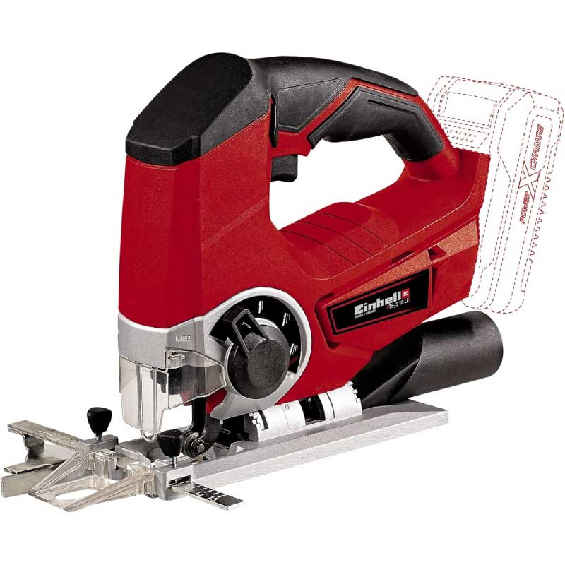Sierra Caladora Einhell TE-JS 18/80 Li-Solo + Starter Kit Carg + Bat 18V 4 Ah