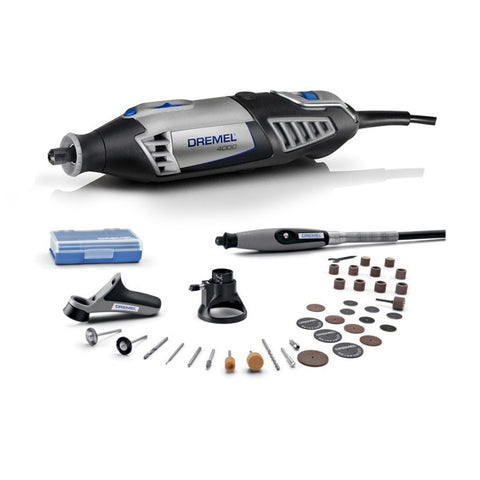 Mototool Dremel 4000-3/36 + 3 aditamentos + Eje + 36 accesorios