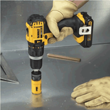 Taladro Percutor Inalámbrico 1/2" 20V Máx DCD785C2 DeWalt + 2 Bat + Carg + Est