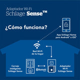 Kit Cerrojo Smart Schlage Sense BE479 Century + Adap WiFi + Manijón