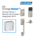 Kit Cerrojo Smart Schlage Sense BE479 Century + Adap WiFi + Manijón