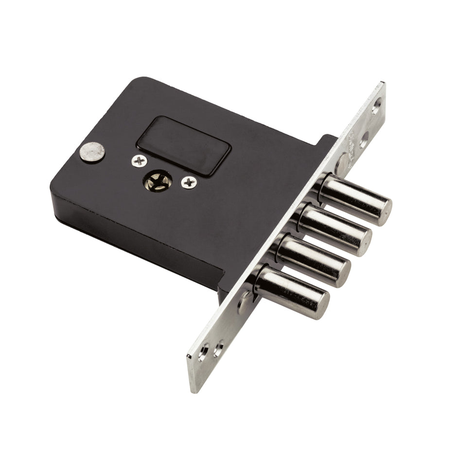 Cerrojo de Incrustar Segurex LE362CD-45 Cilindro Doble + 5 Llaves Tipo Tetra de Alta Seguridad